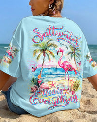 SALTWATER HEALS EVERYTHING FLAMINGO ALL OVER PRINT - YHDU2304244