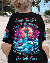 SMELL THE SEA FEEL THE BREEZE LIGHTHOUSE ALL OVER PRINT - YHDU1506232