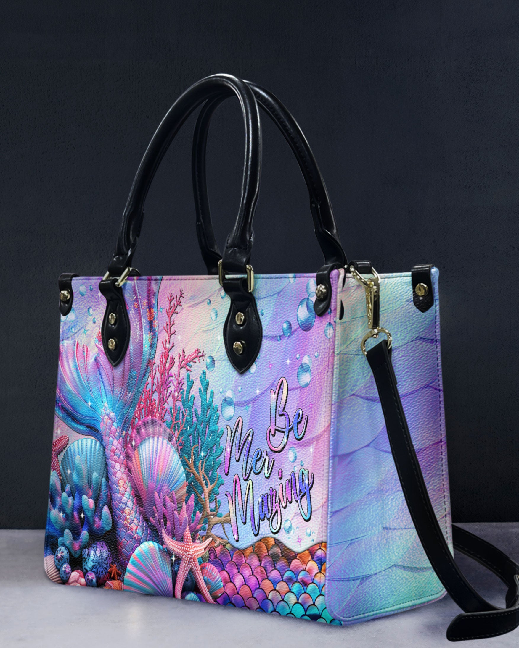 BE MERMAZING LEATHER HANDBAG - TYTM2603242