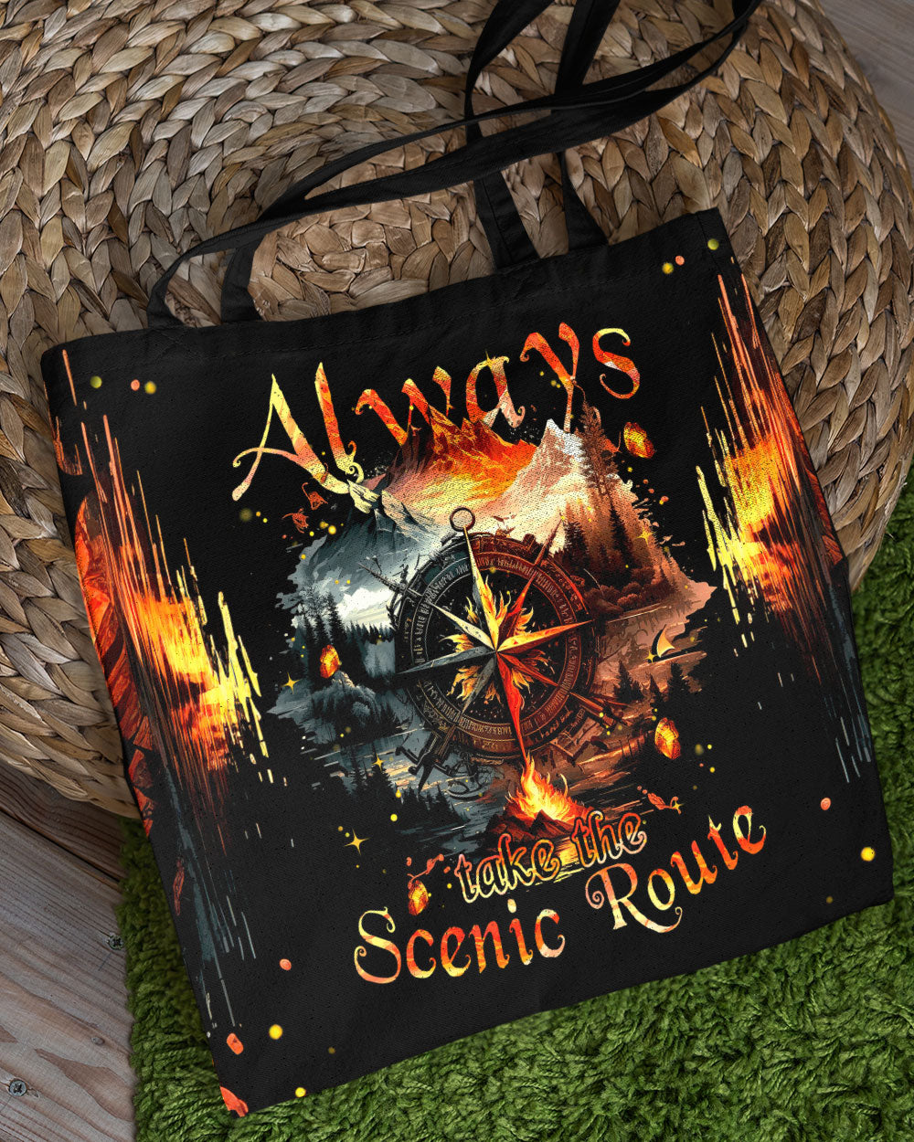 ALWAYS TAKE THE SCENIC ROUTE TOTE BAG - TYTM0206234