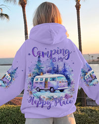 CAMPING IS MY HAPPY PLACE CHRISTMAS ALL OVER PRINT - YHLN1409233