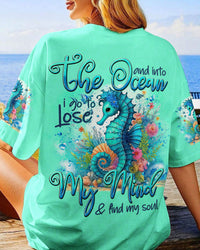 AND INTO THE OCEAN I GO SEAHORSE ALL OVER PRINT - TYTM2805241