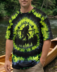 NEON GREEN SWIRL BIGFOOT ALL OVER PRINT - YHLN0602251