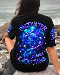 SALTWATER HEALS EVERYTHING TURTLE ALL OVER PRINT - YHHG3001263