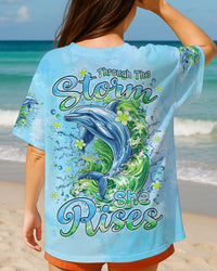 THROUGH THE STORM DOLPHIN ALL OVER PRINT  - TLNZ1206253