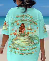 SOME GIRLS ARE JUST BORN MERMAID ALL OVER PRINT - YHHG2108254