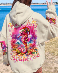 HOLLY JOLLY SEAHORSE CHRISTMAS ALL OVER PRINT - TYQY0410231