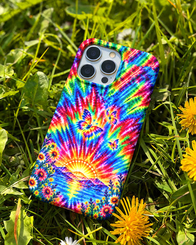 RAINBOW BURST BUTTERFLY SUNRISE PHONE CASE - YHHG2710262