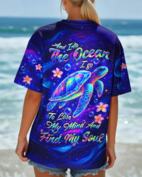 AND INTO THE OCEAN I GO TURTLE ALL OVER PRINT - TLHG0603261