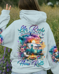 LIFE ROCKS WHEN YOUR HOME ROLLS ALL OVER PRINT - TLNZ0211232
