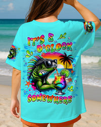 IT'S 5 O'CLOCK SOMEWHERE IGUANA ALL OVER PRINT - TLNZ1807253
