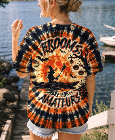 BROOMS ARE FOR AMATEURS KAYAK HALLOWEEN ALL OVER PRINT - TLHG2207263