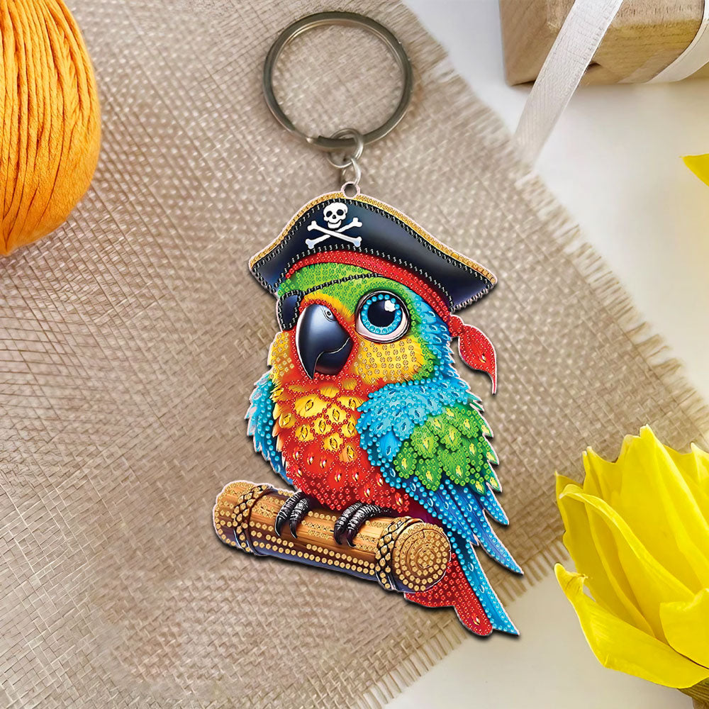 PIRATE PARROT ORNAMENT & KEYCHAIN - YHHG2108255