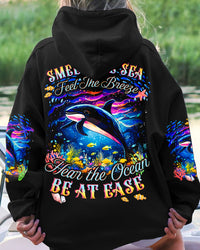 SMELL THE SEA FEEL THE BREEZE ORCA WHALE ALL OVER PRINT - TYTD2709234