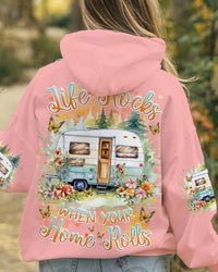 LIFE ROCKS WHEN YOUR HOME ROLLS ALL OVER PRINT - TLNZ2002243