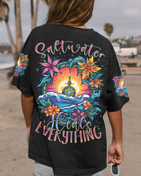 SALTWATER HEALS EVERYTHING COMPASS ALL OVER PRINT - TLNZ0106233