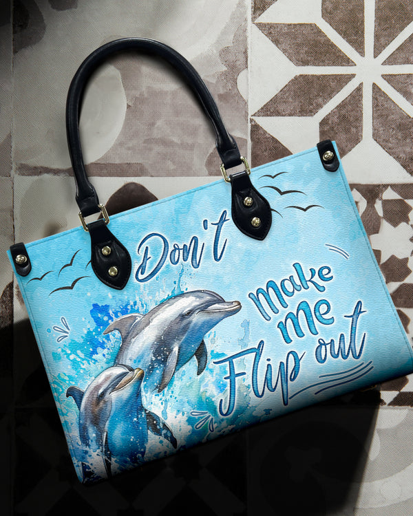 DON'T MAKE ME FLIP OUT LEATHER HANDBAG - TYQY2203244