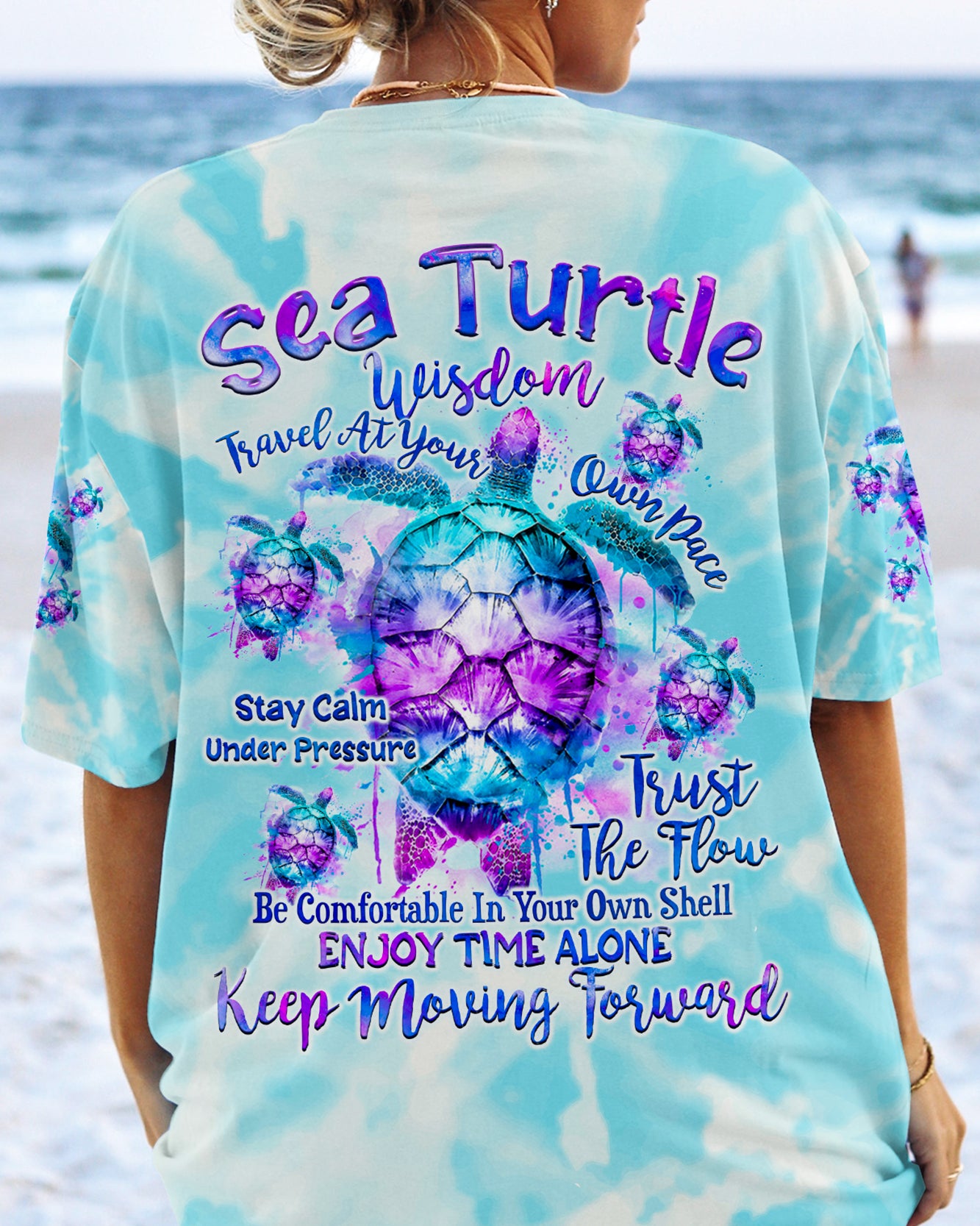 SEA TURTLE WISDOM ALL OVER PRINT - TYQY0302241