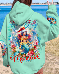 HOLLY JOLLY MERMAID CHRISTMAS ALL OVER PRINT - TYQY0611232