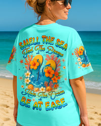 SMELL THE SEA FEEL THE BREEZE FLIP FLOPS ALL OVER PRINT - TYQY2604252