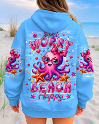 DON'T WORRY BEACH HAPPY OCTOPUS ALL OVER PRINT - YHHG1109253
