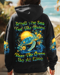 SMELL THE SEA FEEL THE BREEZE TURTLE ALL OVER PRINT - TYQY1312241