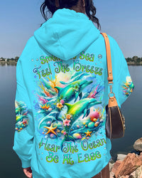 SMELL THE SEA FEEL THE BREEZE DOLPHIN ALL OVER PRINT - TLNZ2311231