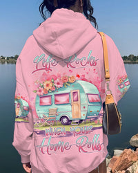 LIFE ROCKS WHEN YOUR HOME ROLLS ALL OVER PRINT - TLNZ1611231