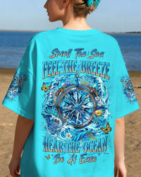 SMELL THE SEA FEEL THE BREEZE COMPASS ALL OVER PRINT - TYLN1803263