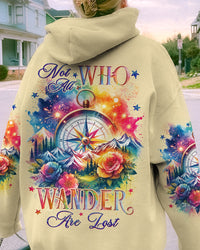 NOT ALL WHO WANDER ARE LOST TIE DYE ALL OVER PRINT - TYQY1611232