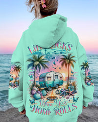 LIFE ROCKS WHEN YOUR HOME ROLLS BEACH ALL OVER PRINT - TLNZ1711231