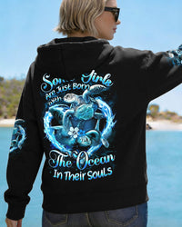 SOME GIRLS ARE JUST BORN TURTLE ALL OVER PRINT - TYQY1109261