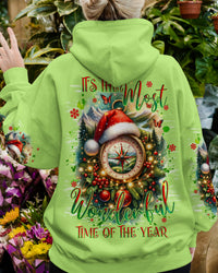 WONDERFUL TIME OF THE YEAR COMPASS CHRISTMAS ALL OVER PRINT - TYQY2710234