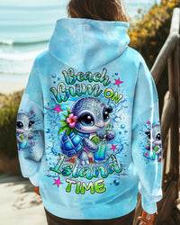 BEACH BUM ON ISLAND TIME TURTLE ALL OVER PRINT  - TLNZ0508253