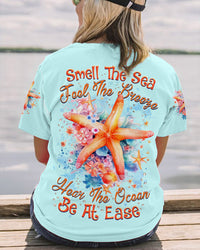 SMELL THE SEA FEEL THE BREEZE STARFISH ALL OVER PRINT - TLNZ1509233