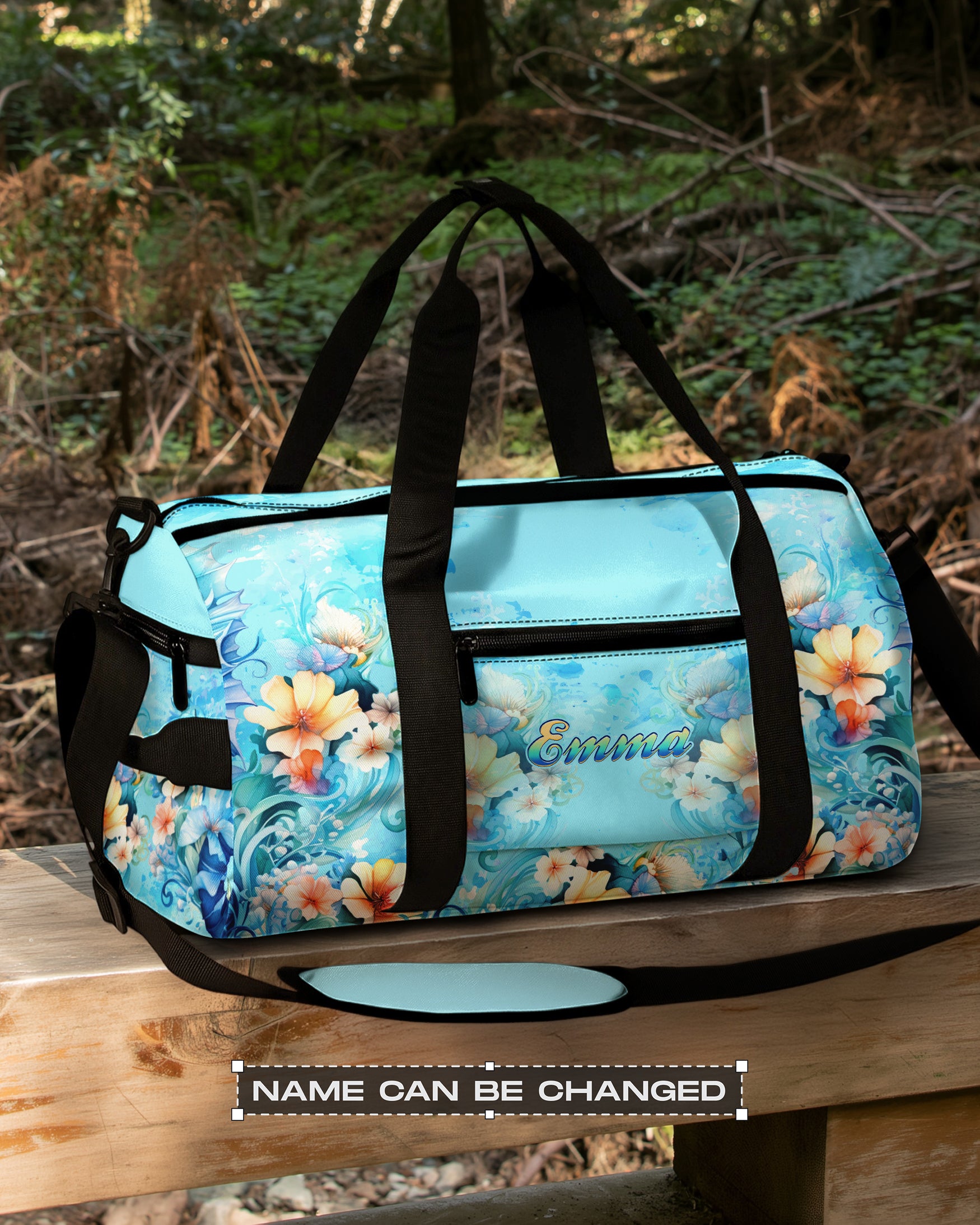 SEAHORSE FLORAL TRAVELLING BAG - YHHG2608254