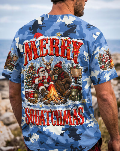 MERRY SQUATCHMAS BIGFOOT CAMO CHRISTMAS ALL OVER PRINT - TYQY1210261