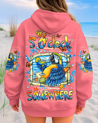IT'S 5 O'CLOCK SOMEWHERE PARROT ALL OVER PRINT - YHHG1809251