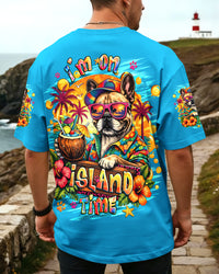 I'M ON ISLAND TIME FRENCH BULLDOG ALL OVER PRINT - TLHG2105262