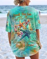 SMELL THE SEA FEEL THE BREEZE STARFISH ALL OVER PRINT - TLNZ1907233