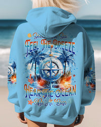 SMELL THE SEA FEEL THE BREEZE COMPASS ALL OVER PRINT - TYQY1409231