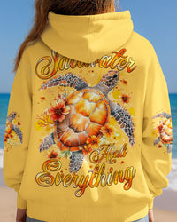 SALTWATER HEALS EVERYTHING TURTLE ALL OVER PRINT - TYQY1010251