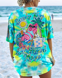SANDY TOES SUNKISSED NOSE PIG TIE DYE ALL OVER PRINT - TY0407232