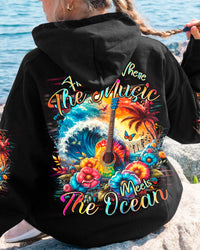 FIND ME WHERE THE MUSIC MEETS THE OCEAN ALL OVER PRINT - TYQY2011233