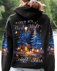 COLD AIR DARK NIGHT WARM FIRE CHRISTMAS ALL OVER PRINT - YHLT711232