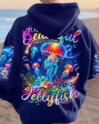 LIFE IS A BEAUTIFUL MAGNIFICENT THING JELLYFISH ALL OVER PRINT - TYQY1312231