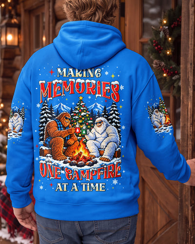MAKING MEMORIES ONE CAMPFIRE AT A TIME BIGFOOT CHRISTMAS ALL OVER PRINT - YHLN0810263