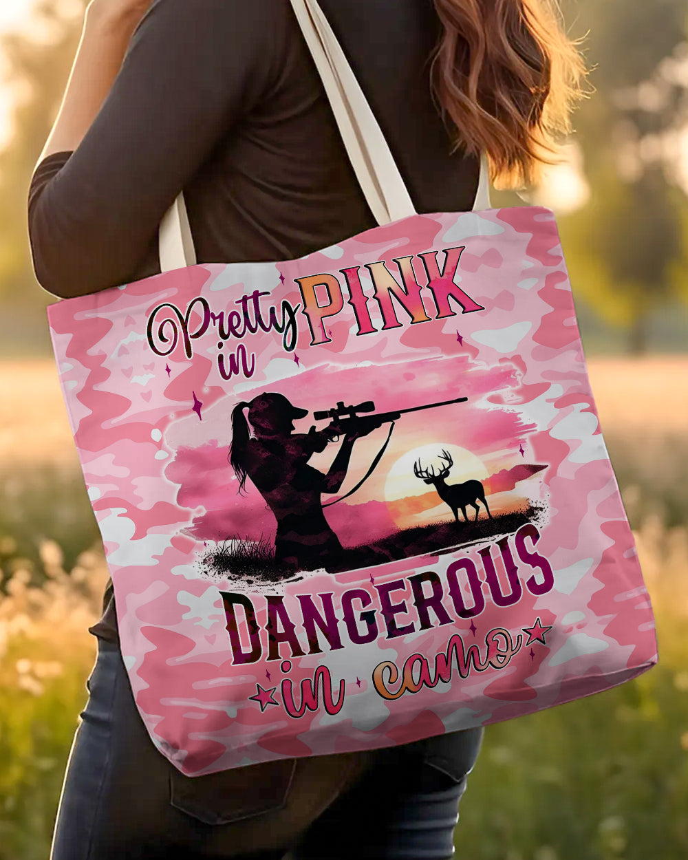 PRETTY IN PINK HUNTING TOTE BAG - TYQY0111243