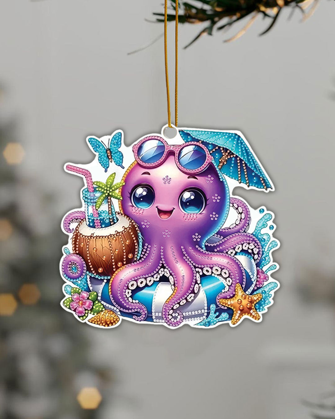 ADORABLE OCTOPUS ORNAMENT & KEYCHAIN - YHLN2108255