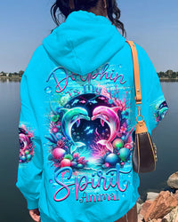DOLPHIN IS MY SPIRIT ANIMAL ALL OVER PRINT - TLNZ0212231
